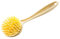 The Stuff - Pasta de limpieza para el hogar, cepillo para lavar platos, ollas, cocina, limpieza de tina, cepillos para limpiar (amarillo, talla única)