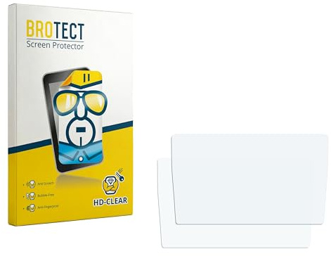 BROTECT Schutzfolie für Dynavin D9-2S Premium Flex | 2 Stück Transparenter Displayschutz Made in Germany Klare Displayschutz-Folie Clear Einfache Montage Case-Friendly