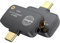 Audirect ATOM4 - Amplificador de auriculares decodificador de audio portátil de 3,5 mm de un solo extremo y salida equilibrada de 4,4 mm, calidad de sonido de alta fidelidad, ligero y portátil