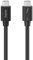 Hama | Cable USB C Thunderbolt (Ultra HD 8K, 80 Gbits, 5A, 240W, 1 metro) Color negro