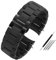 BPBZUTUMDZ Bracelet de montre en acier inoxydable enduit de Silicone, 20mm 23mm, noir et blanc, for hommes et femmes, adapté for Armani AR5890/5891/5906/5921(Black black,20mm)