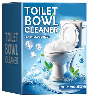 WC Reiniger Schaum - 150g Kalkentferner & Urinsteinlöser - WC Pulver Kloreiniger Toilettenreiniger WC Reiniger Urinsteinentferner Schaumreiniger für Glanz und Frischen Duftchaum (1)