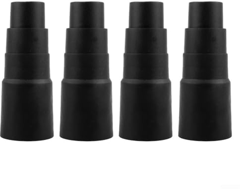 Rubber Adaptor Reducer for Vacuum Hose, /4 Adapter for Dust Extraction, Hose Connector for Power Tools, Multi Size 26.5mm to 38mm, Compatible with For GUILD and ERBAUER Sander(4PCS)