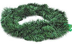 Deko-Girlande, Tannengrün, Weihnachtsgirlande, Tannengirlande, 270 cm x 10 cm