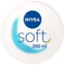 NIVEA Soft Moisturising Cream (200ml), 48H Moisturising Cream for Face, Body and Hands with Vitamin E and Jojoba Oil, Hand Cream Moisturises Deeply, Vegan Formula Day Cream