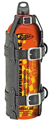 Zodiac Gasoline 1.5 Litre Emergency Fuel Bottle + Black Texas Leather Holder