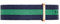 Daniel Wellington Classic Warwick, Montre Bleu-Vert/Or Rose Bracelet, 20mm, NATO, pour Hommes