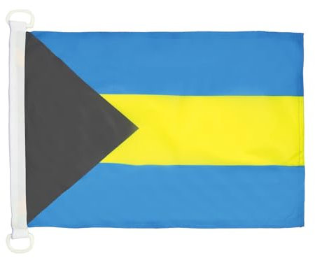 AZ FLAG Bootflagge Bahamas - 45x30 cm - Commonwealth Der Bahamas Bootsfahne 30 x 45 Cm Marine Flaggen - Flaggen