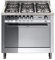 LOFRA CUCINA MG96GV/Cis INOX 90X60 GAS V TUTTOFORNO A GAS VENTILATO DA 64LT,4F+TRIPLA CORONA