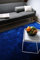 floor factory Moderner Teppich Delight blau 120x170cm - edler Designer Teppich mit flauschig weichem Flor