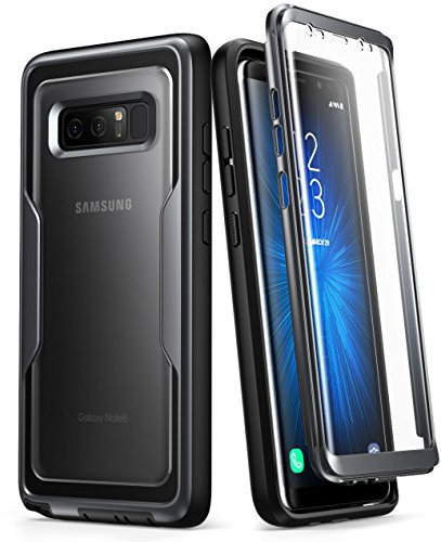i-Blason Magma Series - Custodia protettiva integrale per Samsung Galaxy Note 8 (versione 2017), colore: nero