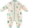 JiAmy Baby Sleeping Bag Winter Boys Girls Sleep Sack with Legs 3.5Tog Cotton Detachable Sleeve Two-Way Zipper Warm Rompers Pajamas Infant Gift Kids 6-18 Months,Yellow