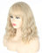 Topcosplay Damen Perücke Blond Bob Perücke Lang Gewellt Locken Natürlich Perücke für Kostümparty Halloween Karneval (Blond)