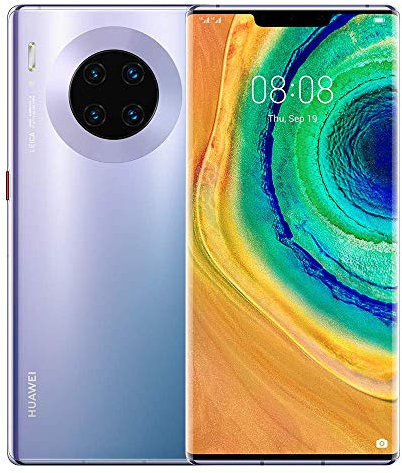 Huawei, Mate 30 Pro Smartphone débloqué, Écran Incurvé de 6,53 Pouces Processeur Kirin 990, Quadruple Caméra Conçue avec Leica, Batterie de 4500 mAh, Argent [Version Française] (Reconditionné)