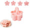Cookie Mold Press - 5 Stück Kirschblüten-Ausstecher-Form-Set Sakura-Plätzchen-Stempel-Blumen-Fondant-Keks-Gebäck-Werkzeug zum Backen