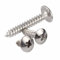 MOOPW Tête ronde Vis à bois - 304 Acier inoxydable Vis cruciformes Tête de Champignon Fixations Vis autotaraudeuses M3 M4 M5 M6