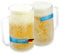 GOODS+GADGETS Taza de cerveza para congelar: Taza de hielo Frozen Mug vaso para beber de 0,4 litros 400 ml con batería de refrigeración para bebidas permanentemente heladas (2 Jarras de cerveza)