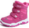 Youecci Jungen Mädchen Winterstiefel Warme Wasserdichte Kinder Schneestiefel Outdoor Rutschfeste Stiefeletten Trekking Winterschuhe Rose Red 26 EU