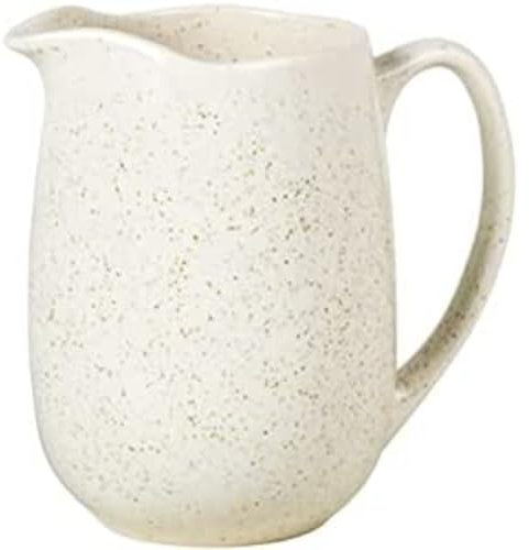 broste Copenhagen Copenhagen Nordic Vanilla Milchkanne 1 L Steingut Créme, Maße: 17cm x 9cm x 16cm, 14533416