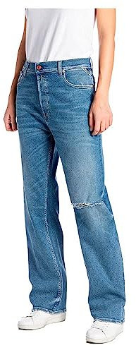 Replay Damen Jaylie Jeans, 009 Medium Blue, 28W / 28L EU