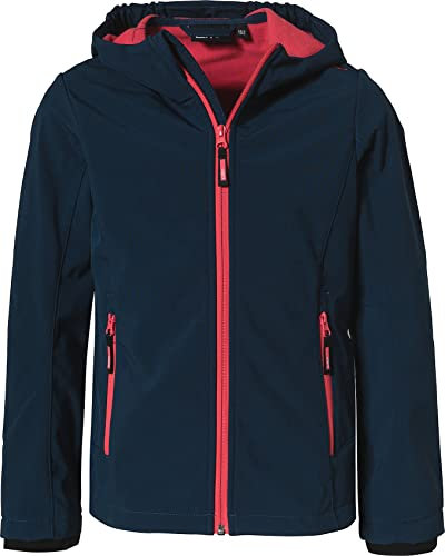 CMP - Softshelljacke für Kinder, Blau-Roter Kuss, 98