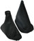 AERZETIX - C59955 - Faltenbalg für schalthebel und handbremse aus echtem leder - kompatibel mit Renault Laguna 2 2001-2005 - farbe: schwarz mit nähte schwarz - für manuelles getriebe