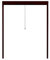 APANA - Fliegengitter Rollo für Fenster bis 160 cm x 160 cm - ausziehbarer Insektenschutz Fenster zum Zuschneiden gegen Fliegen, Insekten und Mücken - Insektenschutzrollo Fenster (Braun)