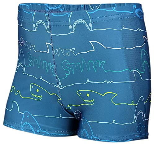 Aquarti Jungen Badehose mit Motiv | Jungs Schwimmhose Enganliegend Shorts Schnell Trocknend Badeshorts