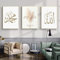JNAOZI Islamische Wandbilder, Islamisch Leinwandbilder, Arabische Kalligrafie Bismillah Blumenwand für Wohnzimmer Ohne Rahmen (40x60cm*3)…