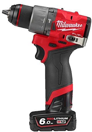 Milwaukee M12FPD2-602X 12v Cordless Sub Compact Percussion Drill 2 x 6.0ah Batteries + Charger