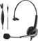 Wantek 3,5mm PC Headset mit Mikrofon Noise Cancelling, Telefon Headset, Kopfhörer Handy Klinke für Laptop iPhone Samsung Business Skype Call Center Office, Klar Chat, Ultra Komfort (3,5MM-Mono)