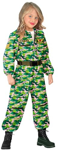 W WIDMANN MILANO Party Fashion - Costume bambino pilota jet da combattimento, tuta, pilota, uniforme, costume, carnevale