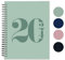 Rileys & Co - Kalender 2024 2025 A5 - Schülerkalender - Schulplaner - Studienplaner - Semesterplaner - Perfekt für Schüler, Studenten, Berufstätige - Grün (20 x 15 cm)