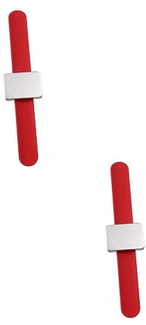 EXCEART 2 Stück Magnetischer Sprengring Magnetische Halterung Silikonarmband Magnetisches Armband Pin-Halter Armband Handgelenk Magnetischer Bobby-Pin-Halter Friseur-Armband