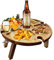 Dasing Klappbarer Tragbarer Picknick Tisch, im Freien Zusammenklappbar, Leichter Camping Camping Tisch, Kleiner Wein Picknick Tisch,Klein