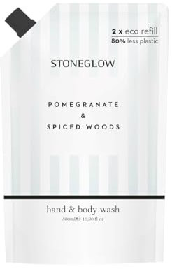 STONEGLOW CANDLES LONDON Modern Classics - Pomegranate & Spiced Woods - Hand & Body Wash - 500ml