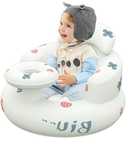 Wpsagek Aufblasbarer Sitz Für Baby, Aufblasbarer BabySitz Für Babys Von 3–36 Monaten, Aufblasbarer Bodensitze Babystuhl