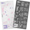 Mllepjdh Christmas Nail Stamping Plates Schneeflocke Nagel Platten Maniküre Druck Schablonen