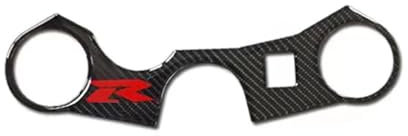 Seitliche Tank Pad Aufkleber Carbon Tankdeckel Aufkleber Tank Pad Gabel Gabelbrücke Obere Klemme Aufkleber Für Su&zuki GSXR GSX-R 600 750 1000 K3 K4 K5 K6 K7 K8 K9 L17