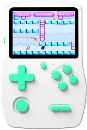 Console de jeu portable 32 bits pour enfants 139 jeux vidéo préchargés, système de jeu vidéo portable avec écran IPS de 3 et batterie rechargeable, mini jouets électroniques d'arcade pour garçons et
