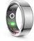 Smart Ring Smartringe für Herren und Damen Smart Ring Android Fitness Ring Tracker Schrittzähler Schlafmonitor Herzfrequenzmessung Gesundheitsüberwachung Aktivitätstracker (Silber, #12-21.4mm)