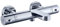 GOTHERN Thermostatic Bath Shower Mixer, Exposed Chrome Anti-Scalding Constant Temperature Thermostatic Bath Mixer, Wall-Mounted