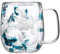 Taza De Té De Vidrio Con Flores Secas, Tazas De Café De Doble Pared Con Flores Secas, Taza De Vidrio Aislada Con Flores Secas Transparentes Con Asas, Para Leche Jugo De Café Bebidas Frías O Calientes