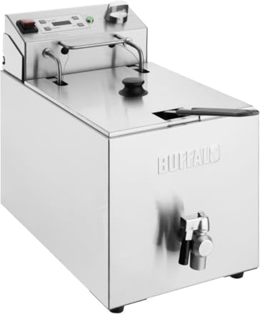 Buffalo Commercial Countertop Electric Fryer with Timer, 8Ltr 2.9kW