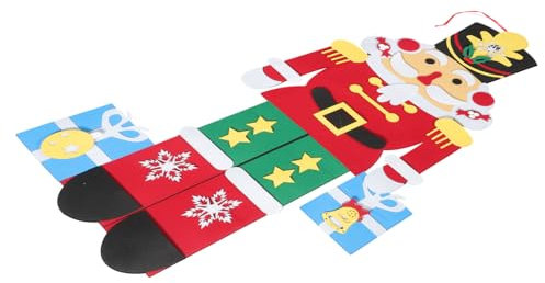 Zerodeko Xmas Felt Ornament Nutcracker Decor Christmas Tree Hanging Decorations Indoor Decorations