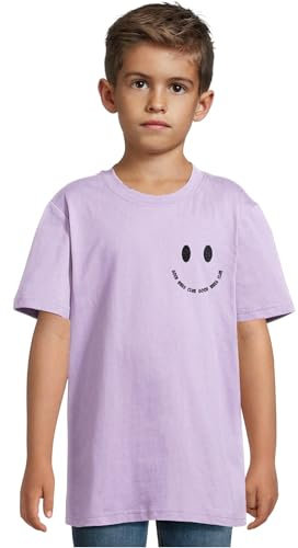 MERCHCODE Mp0009307-kids Good Vibes Club Front for Light-Basic Tee T-Shirt, Lilla, 158 cm-164 cm Bambini e Ragazzi