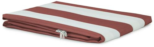 Caritex Tenda Da Sole per Esterno, Con Anelli, Tende da Sole per Balconi, 150x250 cm, Facile Montaggio, in Tessuto Duraturo e Resistente, A Righe, Sophia M892 (Bordeaux)