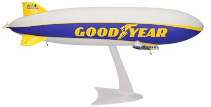 Herpa Modellflugzeug Goodyear Zeppelin NT - N1A Wingfoot One Miniatur im Maßstab 1:200, Sammlerstück, Modell ohne Standfuß, Kunststoff