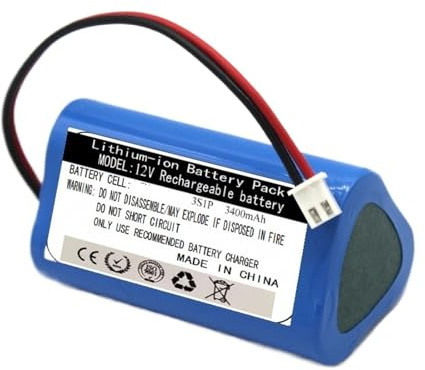 Batterie Lithium-ion For Robot De Balayage 12 V 3 400 MAh.(1PCS 2P battery)