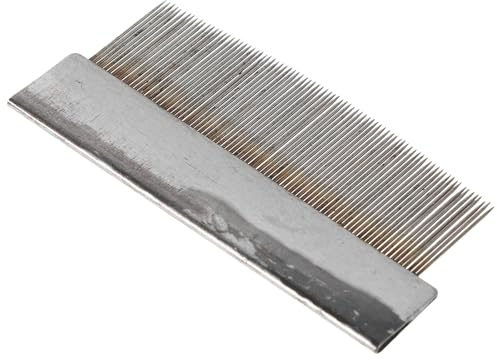 COOLHIYA Geigenbogen Haarkamm 4/4 Metall Werkzeug mit 84 Zähnen für Erhu Bogen Vielseitiges Pflege und Austauschwerkzeug für Musiker und Instrumentenpflege